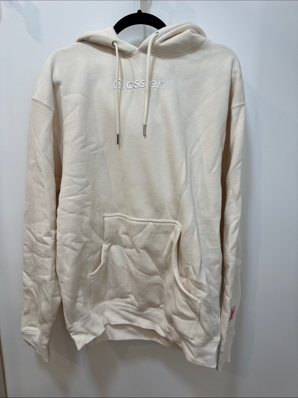 Glossier Men's Soft Cream Pullover Hoodie